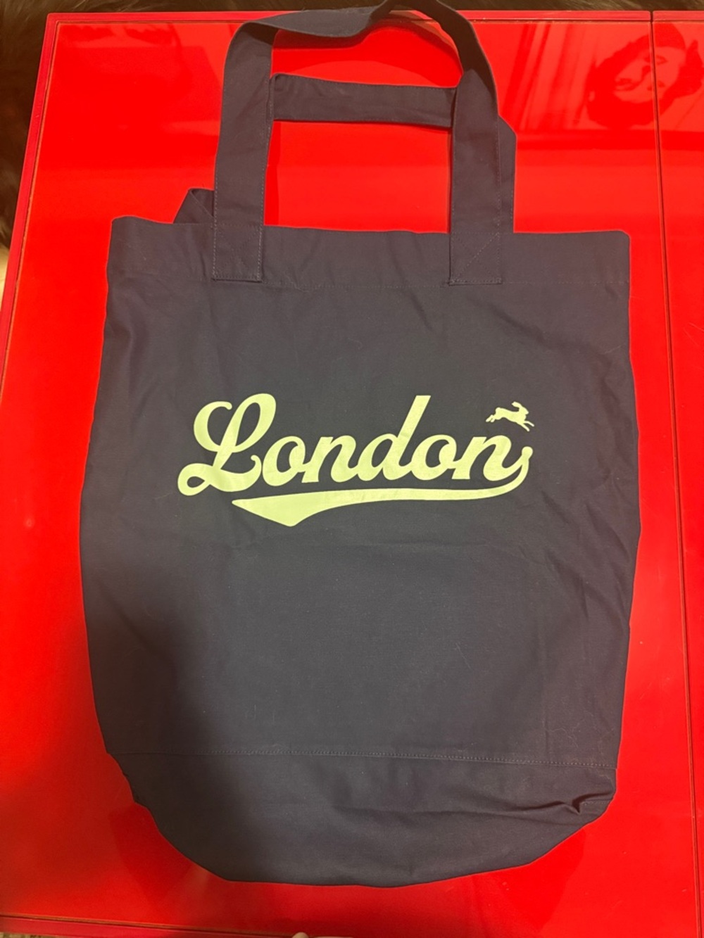Tracksmith London Marathon 2026 Tote Bag Navy